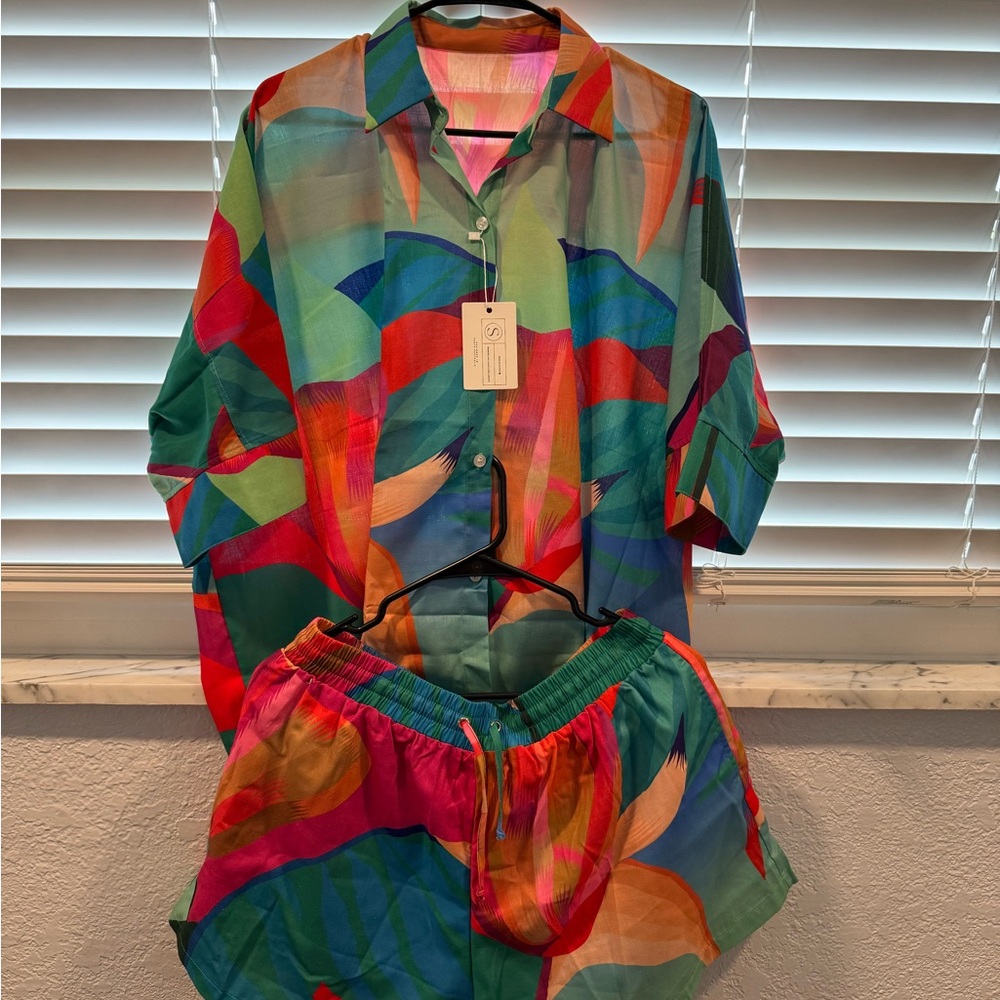 Seacycle Swim vibrant Havana Linen Set